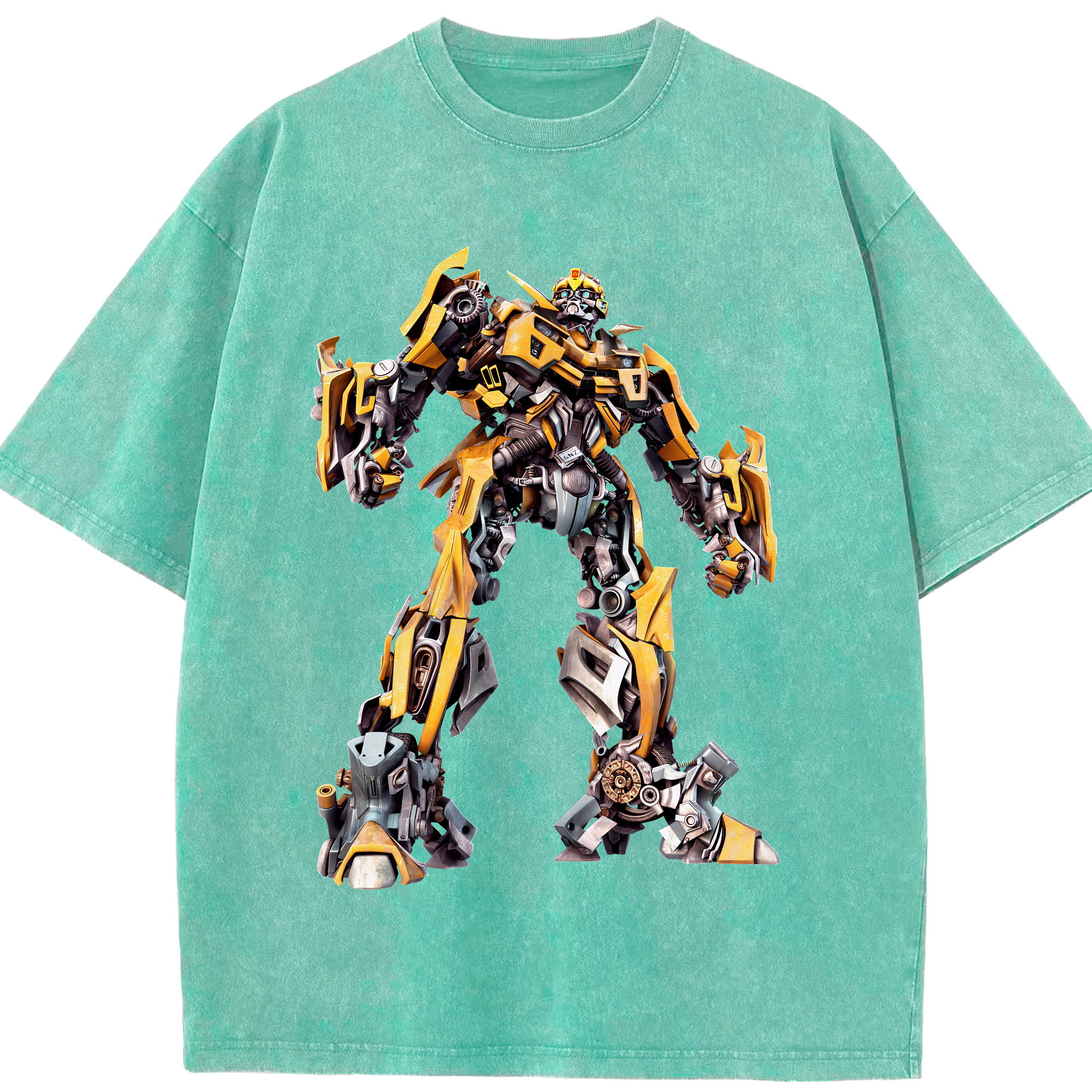 （画像用） Transformers トランスフォーマー 綿100% ヴィンテージ風 半袖Tシャツ（フロントプリント）